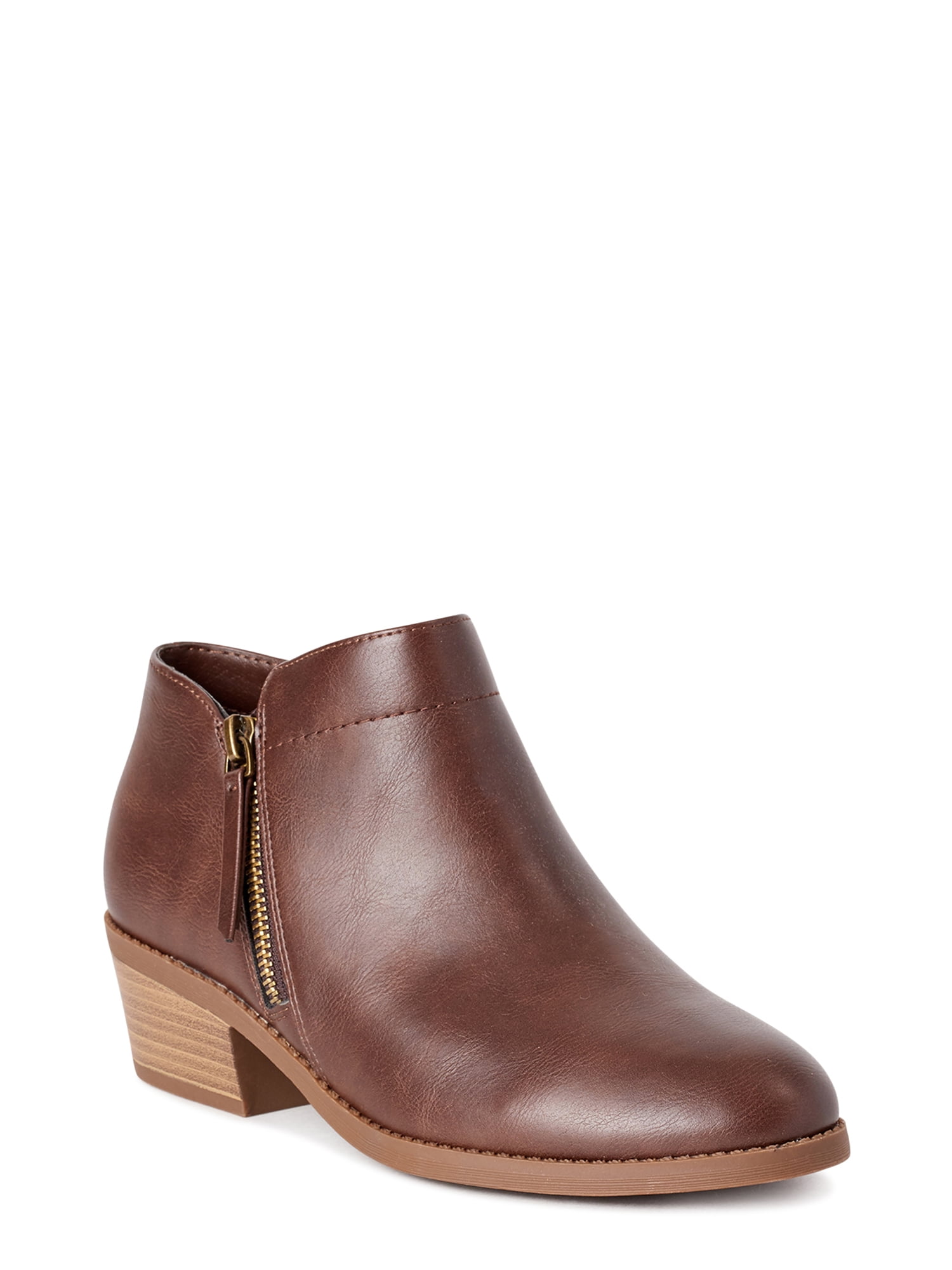 time and tru wedge booties