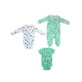 thumbnail image 1 of Kit 3 piezas Bebé Niña Onesies Pañaleros y Mameluco Multicolor OP2208HK, 1 of 5