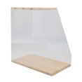 thumbnail image 4 of Vinyl Record Display Storage Holder Solid Wood Records Rack Albums Storage Stand, 4 of 9