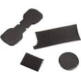 thumbnail image 4 of TINKI For Toyot@ Tacoma 2015 2016 2017 2018 2019 2020 2021 2022 2023 Soft Carbon Fiber 3D Sticker Car Central Control Cup Holder Groove Mat Stickers Interior Car Accessories, 4 of 14