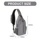 thumbnail image 2 of Bolso bandolera, mochila bandolera, mochila de viaje, bolso de ocio para hombre de gran capacidad, 2 of 5
