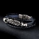 thumbnail image 5 of Brazalete de material cuero Ajustable Brazalete de Plumas Joyas de Metal, 5 of 9