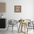 thumbnail image 3 of Stupell Industries Chat Before Coffee Humor Food & Beverage Painting Brown Floater Framed Canvas Art Print Wall Art, 18 x 18, 3 of 10