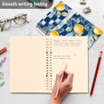 thumbnail image 4 of FORMRS 1-Subject Spiral Notebook 8" x 5" College Ruled 60 Refillable Sheet A5 Hard Cover, 2 Pack, Retro Plaid Lemon, 4 of 7