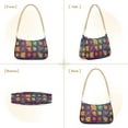 thumbnail image 7 of FORMRS Womens Shoulder Bag with Chain Strap Clutch Purse Cute Tote Handbag, Colorful Checkered Daisy, 7 of 7