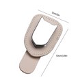 thumbnail image 4 of Car Glasses Holder Automobile Visor Organizer Clip Eyeglasses Hanger with Ticket Card Clamp Multifunctional Making Storage Easy Upgraded Beige, 4 of 9
