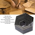 thumbnail image 3 of Leather Die Cutter, High Carbon Steel Hexagonal Shape Leather Punching   for Jewelry, 3 of 8