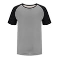 thumbnail image 6 of AnuYalue Mens Workout T Shirt Short Sleeve Colorblock Tshirts Casual Crew Neck Summer Tops Basic Tee Shirts for Running Athletic, 6 of 6