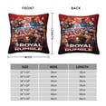 thumbnail image 4 of WWE Throw Pillow Covers Cartoon Pillow Case Square Cushion Cases Modern Decorative Pillowcases for Sofa,Bed,Couch,Car 20"x20", 4 of 8
