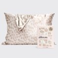 thumbnail image 1 of Funda de almohada de satén - Leopardo, 1 of 2