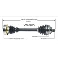 thumbnail image 4 of SurTrack VW-8055 Arbre d'Axe CV, 4 of 4