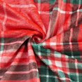 thumbnail image 4 of Cozy Christmas Blanket 0 GSM Flannel Queen Size for Home Decoration Ultra Soft Red Gingham Queen 50"x60", 4 of 8