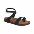 thumbnail image 1 of Sandalia piso Mujer Casual negro Ajuste pulcera Castalia Casual, 1 of 4