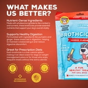 Brutus Brothcicles - All Natural Turkey Flavored - Frozen Dog Superfood Treats for Hydration and Snacking
