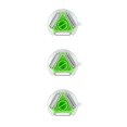 thumbnail image 2 of Guardoinrt Trio Set Trancheuse Déchiqueteur en Acier Inoxydable Julienne Multi Peel Zesters Râpe Outil de Cuisine Vert 3Set, 2 of 6