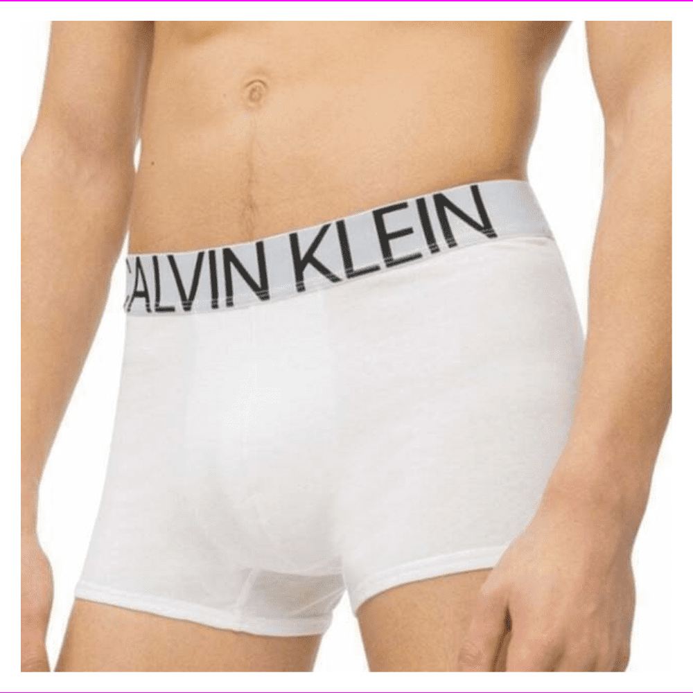 Calvin Klein Men's Statement 1981 Cotton Trunk White Size L - Walmart.com