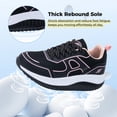 thumbnail image 4 of AOV Womens Walking Shoes for Plantar Fasciitis, Arch Support Athletic Tennis Sneakers Orthotic Comfortable Shoes for Standing All Day Pink US 8.5, 4 of 8