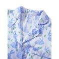 thumbnail image 6 of Hirigin Women Easter Pajamas Set Bunny Print Short Sleeve Button Down Sleepwear with Shorts Y2K Loungewear Pjs Set, 6 of 8
