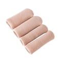 thumbnail image 2 of Paquete de 6 tapas para los dedos de los pies, protectores de mangas de tela para la superficie de los dedos cerrados con forro de gel, evitan el alivio del dolor para los callos, las ampollas y, 2 of 5
