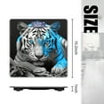 thumbnail image 2 of High Precision Body Weight Scale Smart Bathroom Scales with Large LCD Display(400lbs),Decorative for Bedroom-Blue Tiger With Bright Blue Eyes, 2 of 4