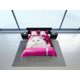 thumbnail image 4 of Juego de funda nórdica de color rosa lindo gato blanco colcha, animales dormitorio ropa de cama con, 4 of 4