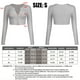 thumbnail image 3 of Cárdigan de punto de manga larga con cuello en V y botones para mujer, para vestir con jeans, gris, 3 of 6
