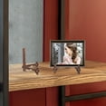 thumbnail image 5 of TEHAUX Picture Frame Wood Stand Easel Plate Holder Wooden Plate Display Stand (5-inch), 5 of 8