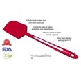 thumbnail image 2 of Silicone Spatula Large Size - Hygienic Solid Premium Silicone Design in Red, 2 of 4