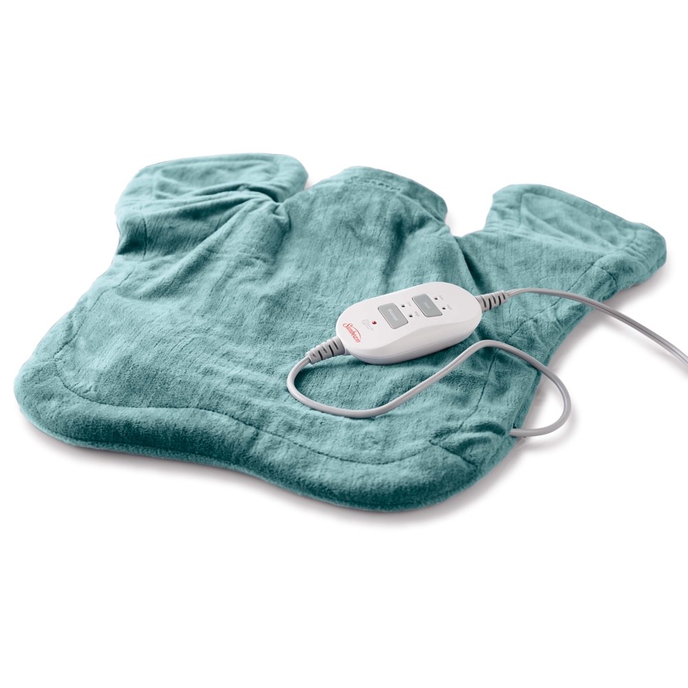 Sunbeam Renue Massaging XL Tension Relief Heat Therapy Wrap, Moist/Dry