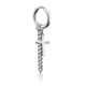 thumbnail image 5 of Juego de 2 pendientes coreanos de ADN Kpop con cadena de acero inoxidable y plumas para hombre y mujer, estilo rock grunge, hipster, punk, unisex, 1 par, estilo 45, producto 1 par, estilo 45, 5 of 5
