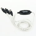 thumbnail image 2 of 2m USB MIDI Interface Cable - Plug & Play MIDI to USB Converter for Electronic Keyboards, Drums, Wind Instruments - Auto-Driver Installation, LED Indicators, Compatible with Windows XP/Vista/7 & Mac, 2 of 6
