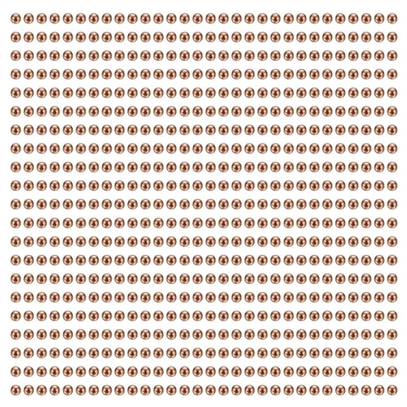 Uxcell 200 Pcs Bearing Balls, 1mm Diameter Precision Solid Copper Bearing Balls Pure Copper Ball Spheres for Machinery, Automotive, and DIY (T2 Copper)