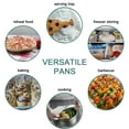 thumbnail image 4 of 50 Packs Aluminum Pans with Lids (8.26"×5.5"), Foil Baking Tins, Disposable Foil Containers with Lids, Covers Pans and Cardboard - for Baking Cakes, Bread, Meatloaf, Lasagna, 4 of 12