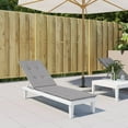 thumbnail image 1 of vidaXL Deck Chair Cushion Grey (75+105)x50x4 cm, 1 of 5