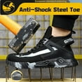 thumbnail image 4 of CHICVOMEY Slip-Resistant Work Shoes for Men Non-Slip Work Shoes Lightweight Safety Sneakers Comfortable Puncture-Proof Indestructible Work Steel Toe, 4 of 9