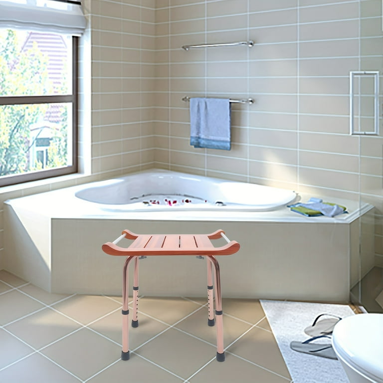 Adjustable shower bench seat with handles supports up to 300lbs hotsell