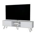 thumbnail image 5 of DeeHome Kyle White Hairpin Leg TV Rack, 5 of 6