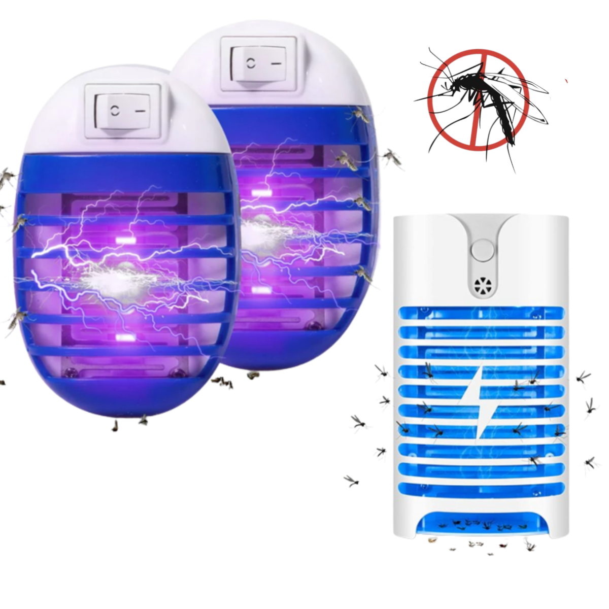 3 Pcs Bug Zapper, Yayun Plug in Mosquito Zapper Killer Mosquito