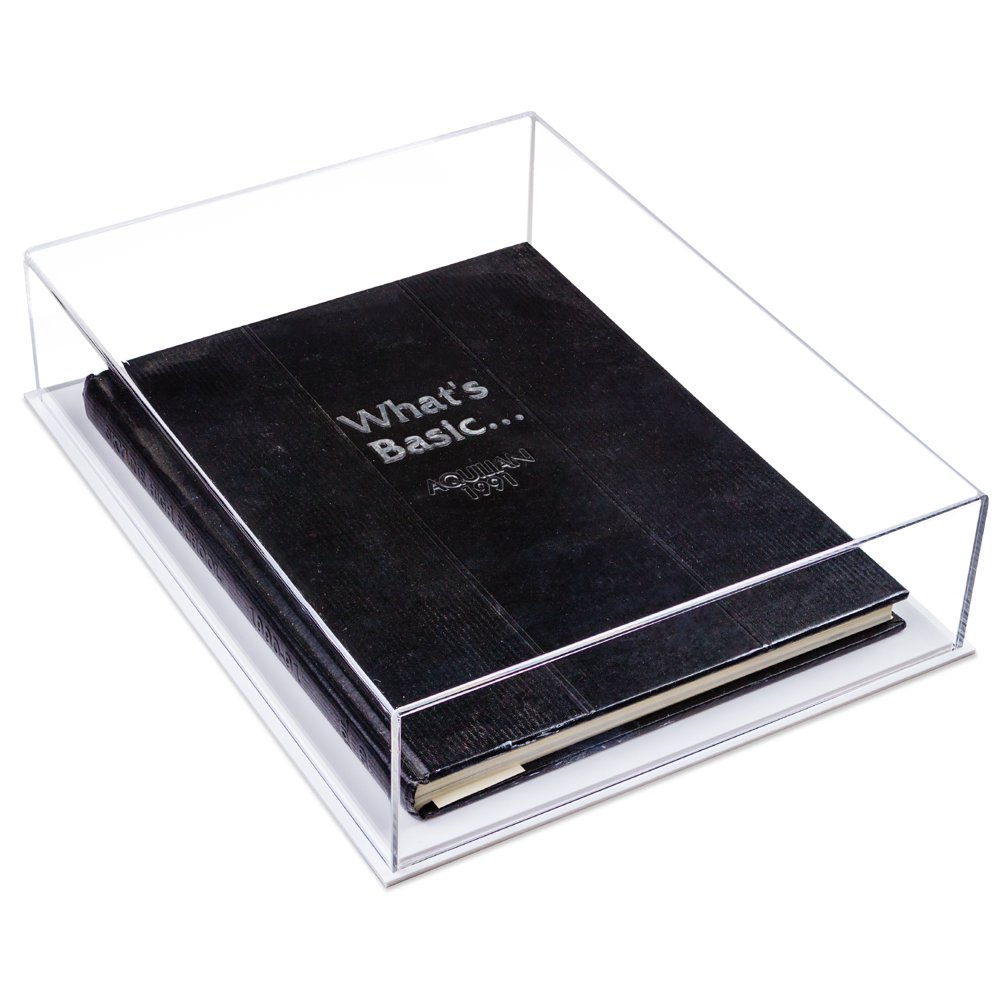 Deluxe Clear Acrylic Book, Stamp, or Coin Collection Display Case (A029