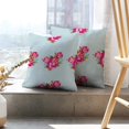 thumbnail image 6 of LALILO Throw Pillow Covers Floral With Peony Flower Summer Accent Art Cushion Cover 18" x 18", 2 Pack, 6 of 6