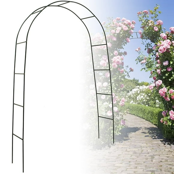 MesaSe Wedding Arbor 7.9x4.6x1ft Decorative Iron Garden Arch Sturdy Climbing Plant Arch Decoration Exquisite Ornament