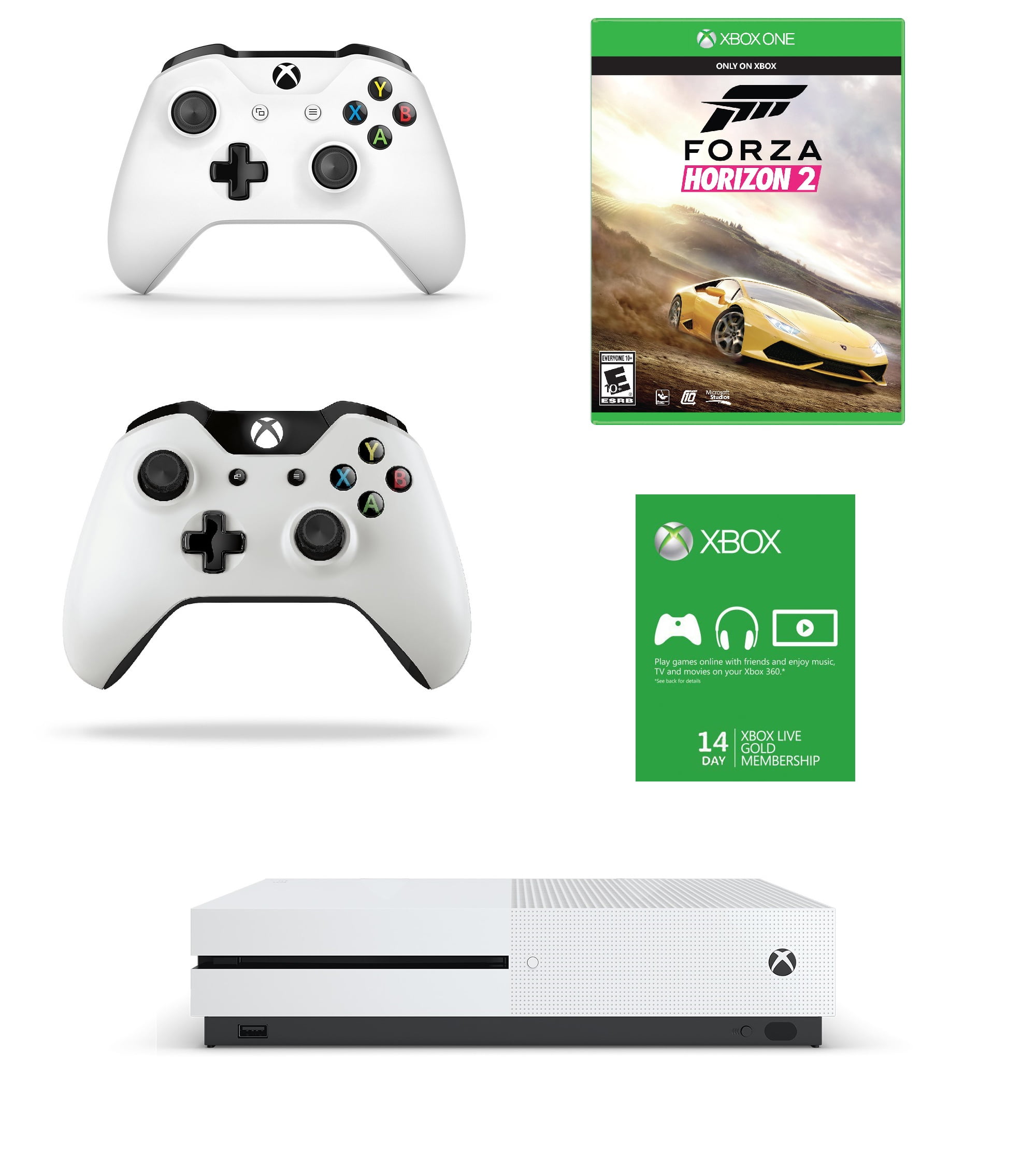 mentiroso proteger bolígrafo Restored Xbox One S 500GB Forza Horizon 2 14 Days Xbox Live and Extra  Controller Bundle (Refurbished) - Walmart.com