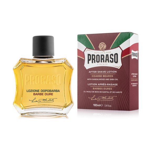 Locion After Shave Proraso Sándalo y Karité Barbas Gruesas 100 ml