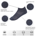 thumbnail image 4 of MANARC Women Cotton No Show Mesh Socks Low Cut Soft Comfortable Durable Breathable Reinforced Double Layer Cushioned Seamless Anti Slip With Ribbed Instep For A Firm Grip. 6 Pack Navy Blue., 4 of 5