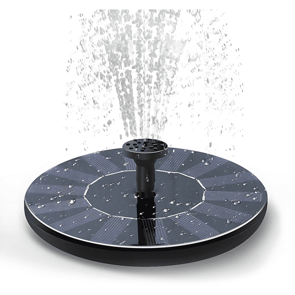Solar Fountain Water Pump Free Standing Floating Solar Panel Kit Water Fountain Pump for Garden Pond Pool and Outdoor