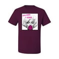 thumbnail image 2 of Marilyn Monroe Being Normal is Boring | Mens Famous People Graphic T-Shirt, Maroon, Small, 2 of 4