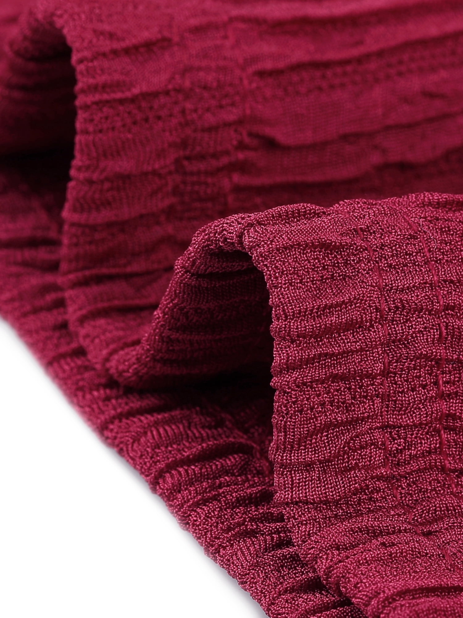DARING DIVA Long Sleeve Crew Neck Knit A-Line Midi Dress XL Wine Red