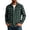 #H-Army Green, variant on TRUNZI Mens Plaid Long Sleeve Button Down Shirts Regular Fit Work Office Suit Gingham Shirts with 2 Chest Pockets