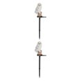 thumbnail image 1 of Toystoory Luz LED impermeable para exteriores para jardín, iluminación de bajo consumo, iluminación atractiva para exteriores, búho blanco buho Blanco 2Conjunto, 1 of 6