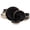 Black, variant on Gibson Home 12 Pc Plates & Bowls Stoneware Dinnerware Set for 4, Matte Two-Tone Glaze, Dishwasher & Microwave Safe